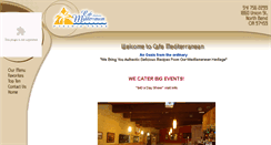 Desktop Screenshot of cafemediterranean.net